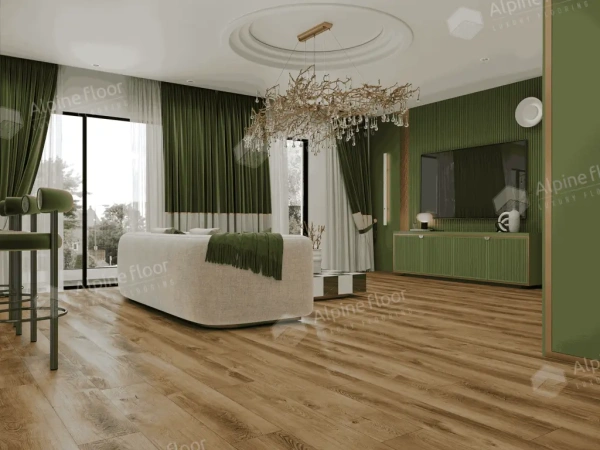 Инженерная кварц-виниловая плитка Alpine floor Премиум 12 (PREMIUM 12) Дуб Карте ECO 24-7